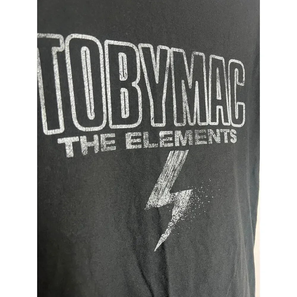 Toby Mac The Elements Hits Deep 2019 Tour T-Shirt Short Sleeve Size Small